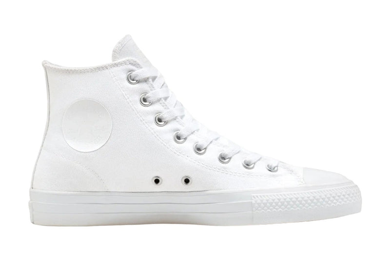 Converse Unisex CTAS Pro Hi Casual Shoes (White Monochrome, Size 11 US)