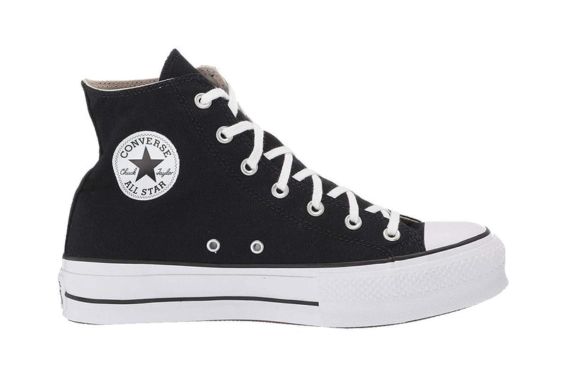 Converse Women Chuck Taylor All Star Lift Shoe (Black, Size 10 US)