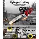 Giantz 45cc Petrol Commercial Chainsaw 16" Bar E-Start Pruning Chain Saw - Coll Online
