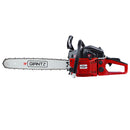 GIANTZ 52CC Petrol Commercial Chainsaw Chain Saw Bar E-Start Black - Coll Online