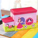 Kids Storage Toy Box Foldable Organiser - Pink - Coll Online