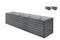 Certa Galvanised 2-in-1 Garden Bed Planter (Extra Large, 320 x 80 x 77cm)