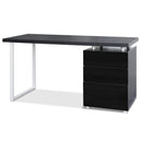 Artiss Metal Desk with 3 Drawers - Black - Coll Online