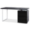 Artiss Metal Desk with 3 Drawers - Black - Coll Online