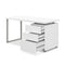 Artiss Metal Desk with 3 Drawers - White - Coll Online