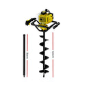 Giantz 92CC Petrol Post Hole Digger Auger Drill Borer Fence Earth Power 200mm - Coll Online