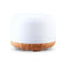 DEVANTI Aroma Diffuser Aromatherapy LED Night Light Air Humidifier Purifier Light Wood Grain 500ml - Coll Online