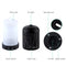 DEVANTI Aroma Diffuser Aromatherapy LED Night Light Iron Air Humidifier Black Forrest Pattern 100ml - Coll Online