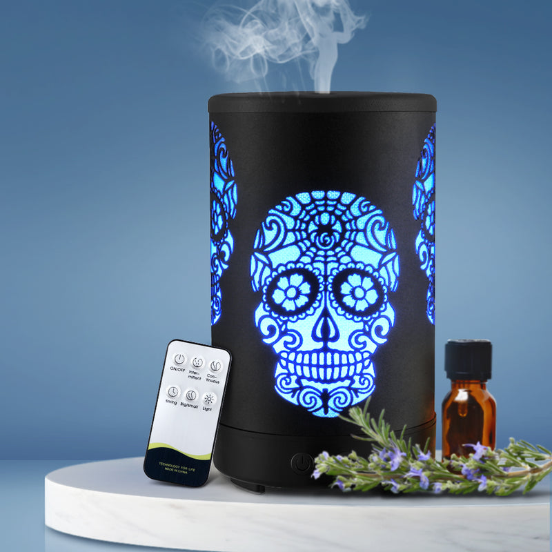 Devanti Ultraconic Aromatherapy Diffuser Aroma Oil Air Humidifier Halloween - Coll Online
