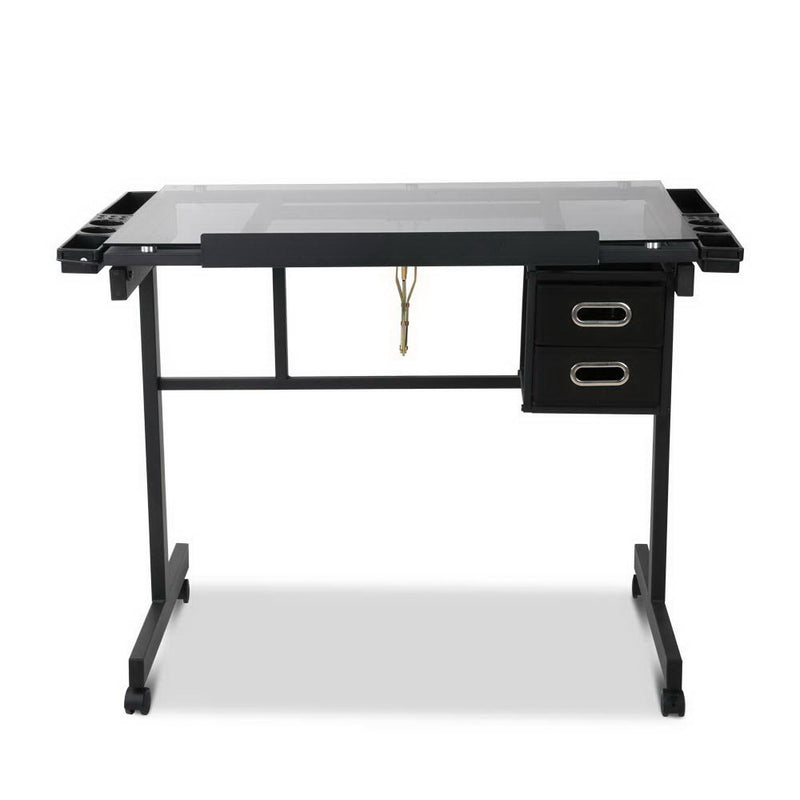 Artiss Adjustable Drawing Desk - Black and Grey - Coll Online