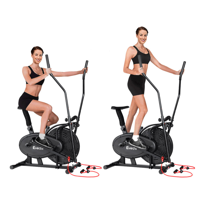 Everfit 4in1 Elliptical Cross Trainer Exercise Bike Bicycle Home Gym Fitness Machine Running Walking - Coll Online