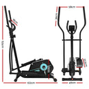 Everfit Exercise Bike Elliptical Cross Trainer Bicycle Home Gym Fitness Machine - Coll Online