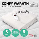 Giselle Bedding 9 Setting Fully Fitted Electric Blanket - Single - Coll Online