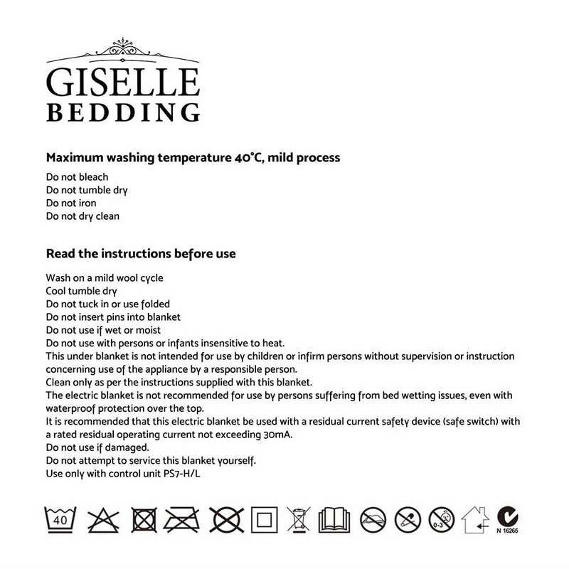 Giselle Bedding Electric Throw Blanket - Chocolate - Coll Online