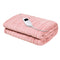 Giselle Bedding Heated Electric Throw Rug Fleece Sunggle Blanket Washable Pink - Coll Online