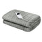 Giselle Bedding Heated Electric Throw Rug Fleece Sunggle Blanket Washable Silver - Coll Online