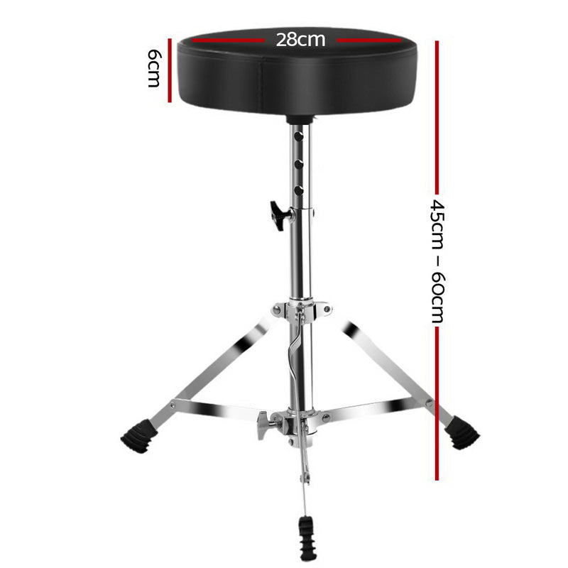 Adjustable Drum Stool Throne Stools Seat Chairs Chair Electric Guitar Piano Kits - Coll Online