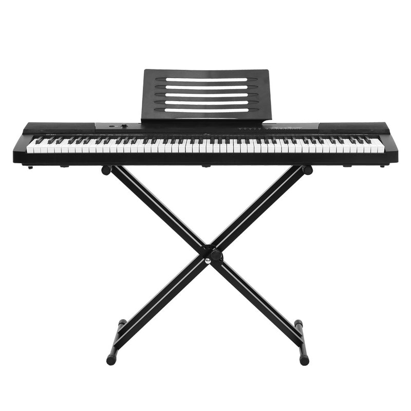Alpha 88 Keys Electronic Piano Keyboard Electric Holder Music Stand Touch Sensitive with Sustain pedal - Coll Online