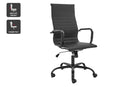 Ergolux Eames High Back Ribbed Office Chair Replica (Black)