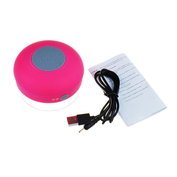 Mini Waterproof Wireless Bluetooth Speaker (Pink) - Coll Online
