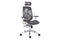 Ergolux London Office Chair (White Frame, Grey)