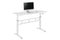 Ergolux Wind-Up Height Adjustable Sit Stand Desk (White)
