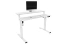 Ergolux Standing Split Desk (White/White)