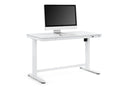 Ergolux Sorrento Electric Standing Desk (White/ Wood)