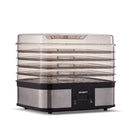 Devanti Food Dehydrator with 5 Trays - Silver - Coll Online