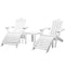 Gardeon Outdoor Sun Lounge Beach Chairs Table Setting Wooden Adirondack Patio Chair - Coll Online