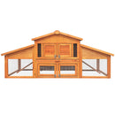 Gardeon 2 Storey Wooden Hutch - Coll Online