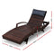 Gardeon Outdoor Sun Lounge Furniture Day Bed Wicker Pillow Sofa Set - Coll Online