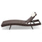 Gardeon Set of 2 Outdoor Wicker Sun Lounges - Brown - Coll Online