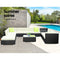 Gardeon 12PC Sofa Set with Storage Cover Outdoor Furniture Wicker - Coll Online