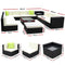 Gardeon 13PC Sofa Set with Storage Cover Outdoor Furniture Wicker - Coll Online