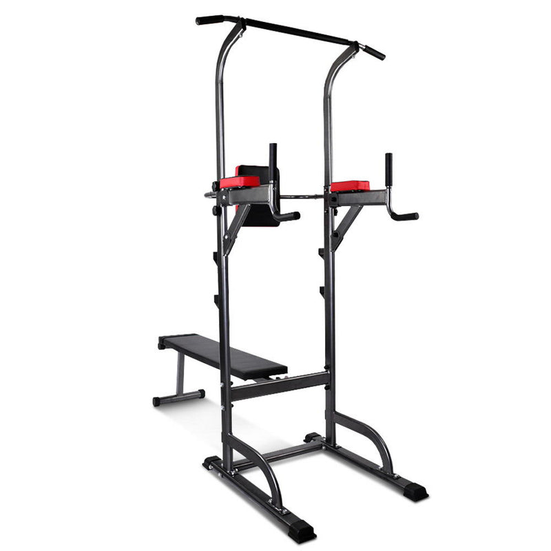 Everfit Power Tower 9-IN-1 Multi-Function Station Fitness Gym Equipment - Coll Online