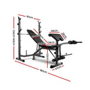 Everfit 9-In-1 Weight Bench Multi-Function Power Station Fitness Gym Equipment - Coll Online