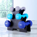 Everfit 6 Piece Dumbbell Weights Set 12kg with Stand - Coll Online