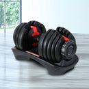 Everfit 24kg Adjustable Dumbbell Set Weight Dumbbells Plates Gym Exercise Fitness - Coll Online