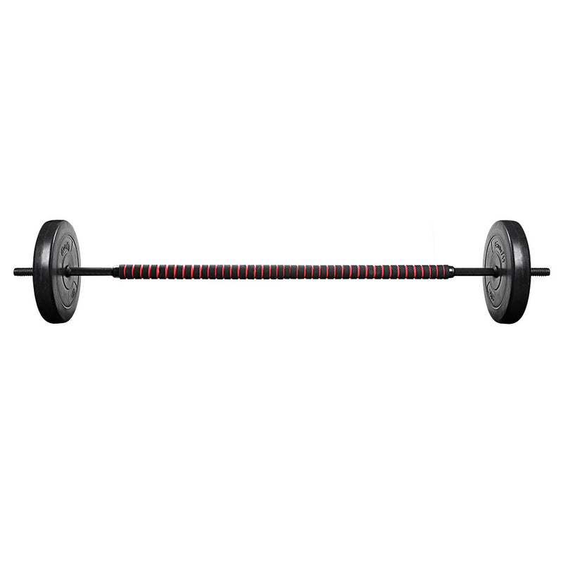 Everfit 12.5KG Barbell Set Weight Plates Bar Fitness Exercise Home Gym