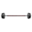Everfit 32.5KG Barbell Set Weight Plates Bar Fitness Exercise Home Gym