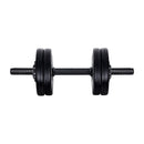 Everfit 12KG Dumbbell Set Dumbbells Weight Plates Home Gym Fitness Exercise