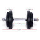 Everfit Fitness Gym Exercise Dumbbell Set 20kg - Coll Online