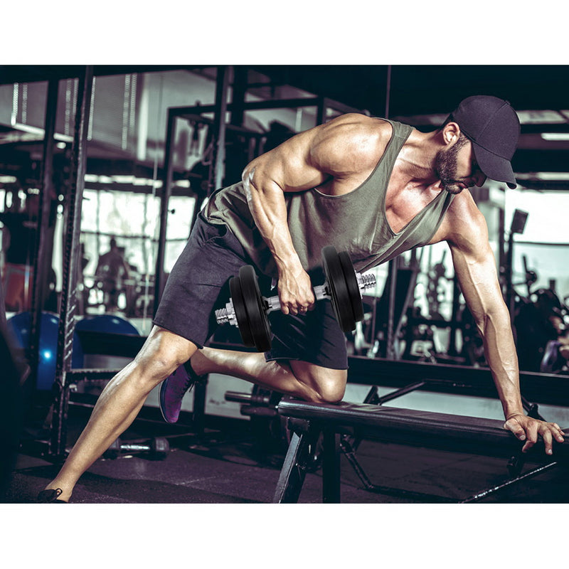 Everfit Fitness Gym Exercise Dumbbell Set 20kg - Coll Online