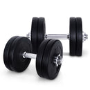 Everfit Fitness Gym Exercise Dumbbell Set 25kg - Coll Online