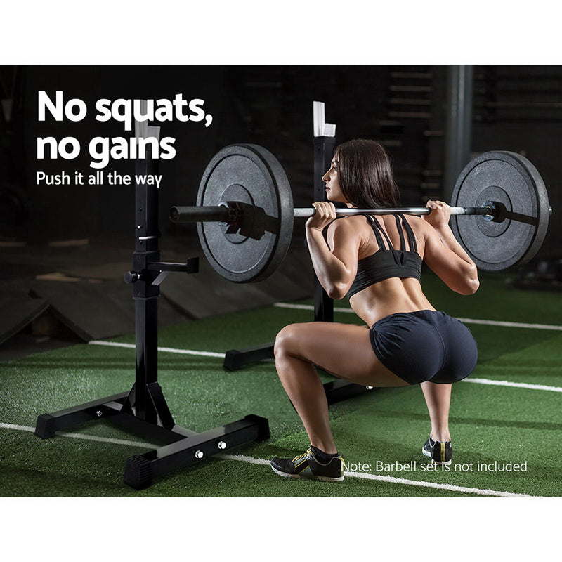 Everfit Squat Rack Bench Press Weight Lifting Stand - Coll Online