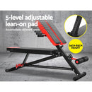 Everfit Adjustable Weight Bench Sit-up Fitness Flat Decline Home Gym Machine Steel Frame - Coll Online