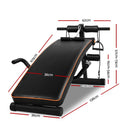 Adjustable Sit Up Weight Bench 05 Weights Fitness Home Gym Exercise Steel Frame - Coll Online