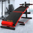 Everfit Adjustable Sit Up Bench Press Weight Gym Home Exercise Fitness Decline - Coll Online