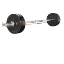 28KG Barbell Weight Set Plates Bar Bench Press Fitness Exercise Home Gym 168cm